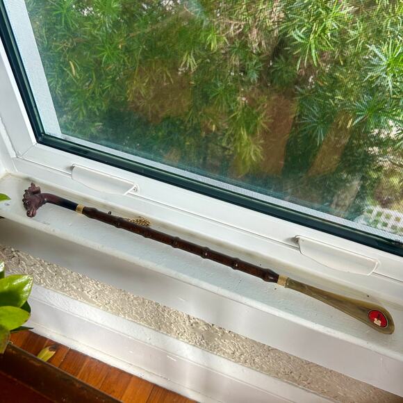 Vintage Italian Giraffe Head Shoe Horn – RC 1867 – 21” Length - Picture 11 of 12